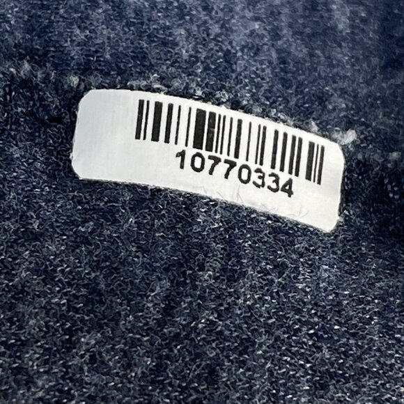 Pure Amici Cowl Neck Sweater Womens Size Small Blue And Gray Made In Peru - Picture 7 of 7